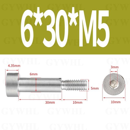 Vis passe épaule hexagonale intérieure A2 inox M2 M2.5 M3 M4 M5 M6 M8 M10 M12 - Photo 93/183