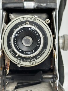 Kodak Tourist Folding Camera with an Anastan 105 lens 1948 620 film