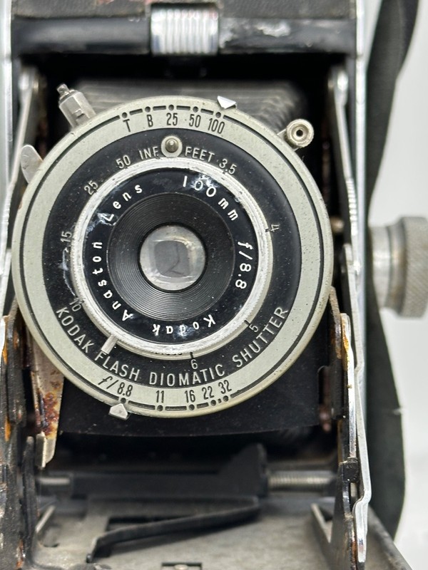 Kodak Tourist Folding Camera with an Anastan 105 lens 1948 620 film