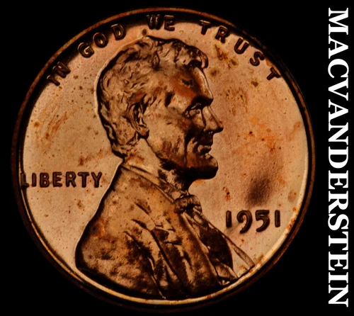 1951 Lincoln Wheat Cent- Choice Gem Proof Luster No Reserve #J2235
