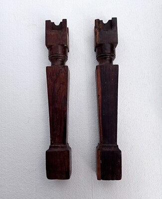 BRASILIANISCHES PALISANDER XVIII JAHRHUNDERT MÖBEL 2 BETTFÜSSE LOT5