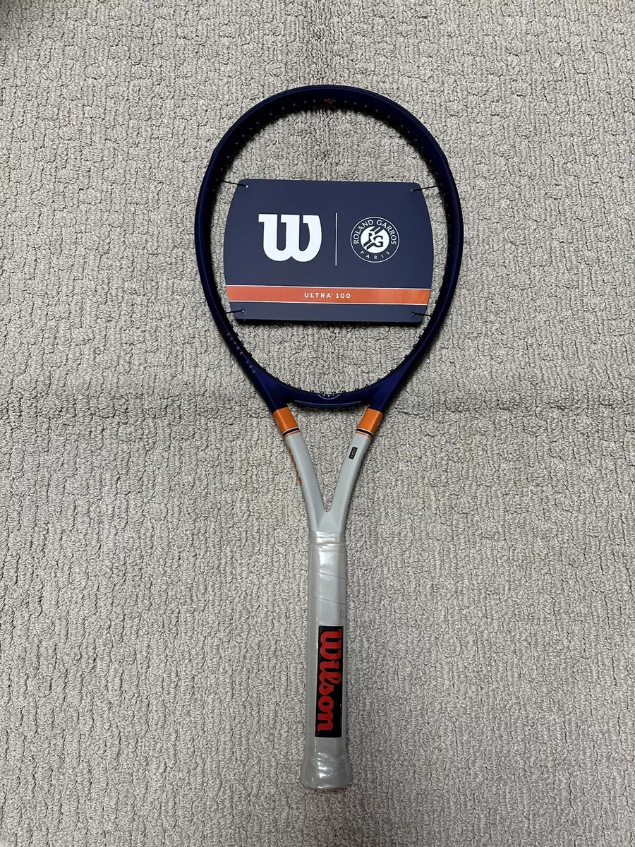 NEW Wilson Ultra 100 Roland Garros 2021 LTD Tennis Racquet Grip Size 4 1/4