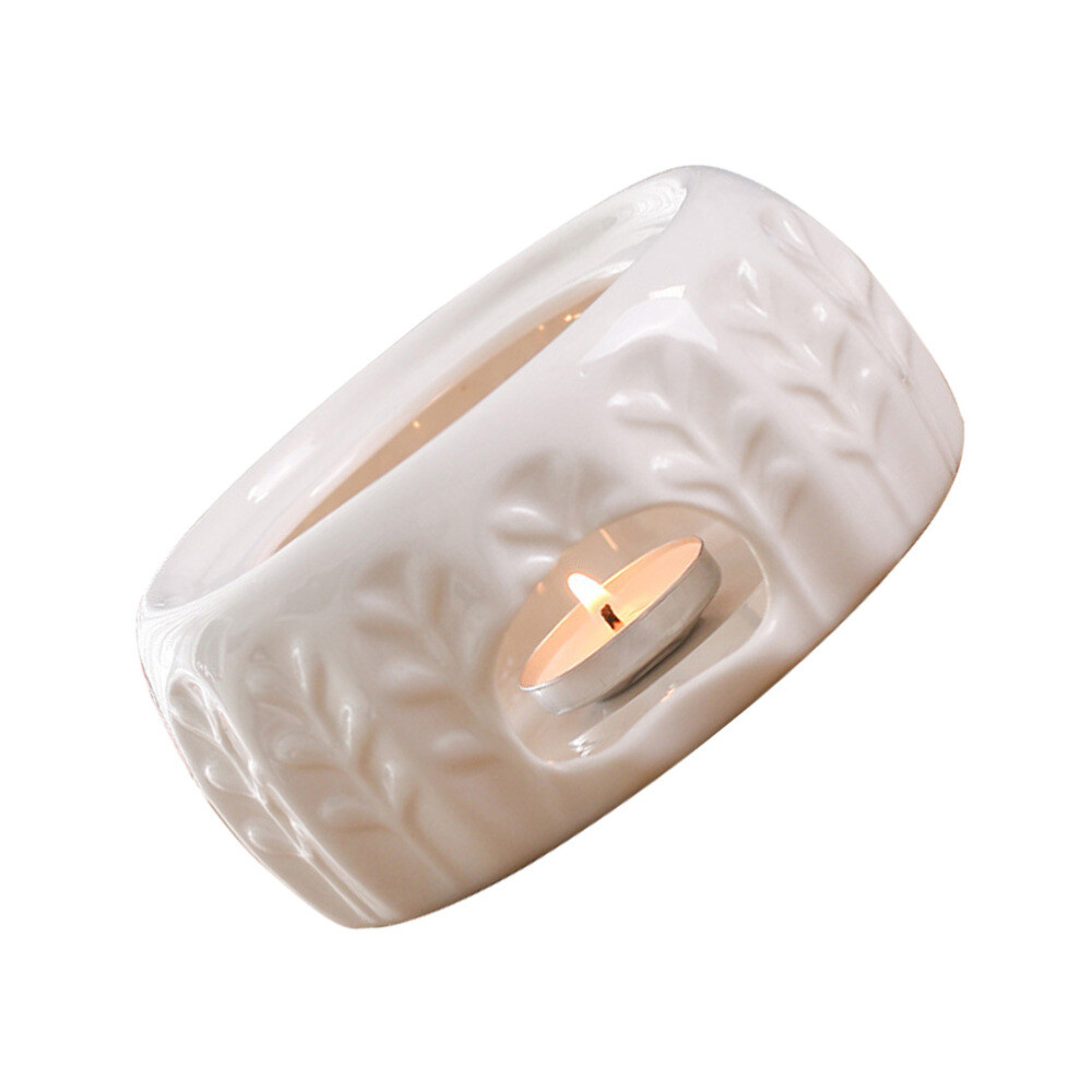 Ceramic Teapot Warmer Candle Holder for Coffee Base Christmas Candles