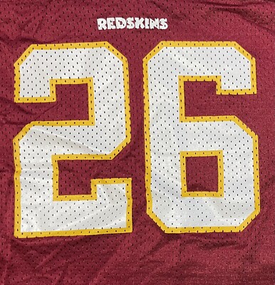 Vintage Reebok NFL Washington Redskins Jersey #26 Clinton Portis
