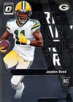 Jayden Reed 2023 Donruss Optic - Primary Colors #12 - Green Bay Packers