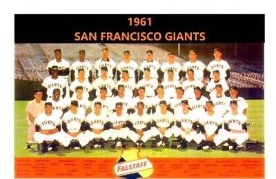 1961 SAN FRANCISCO GIANTS 8X10 TEAM PHOTO BASEBALL PICTURE MLB | eBay