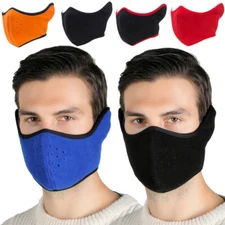 Winter Fleece Face Mask Ski Ear Muffs Warmer Cover Thermal Face Mask Men Women