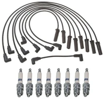 Pro Ignition Wire Set & 8 ACDelco Rapidfire Spark Plugs Kit For Chevy GMC 7.4 V8