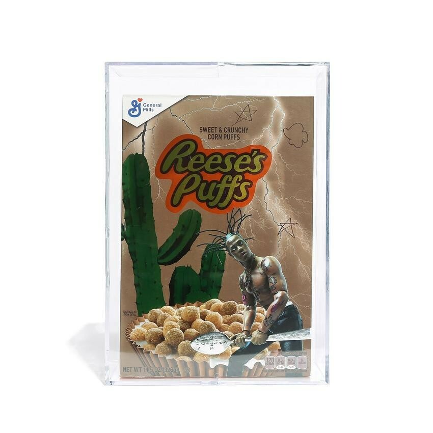 Travis Scott's Reese's Puffs Set With Cereal Bowl & Spoon