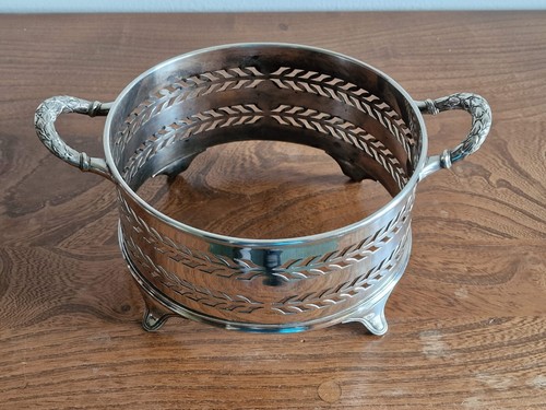 Vintage Elkington Silver Plated Round Food Warmer Chafing dish Plate Bowl Stand. - Picture 3 of 6