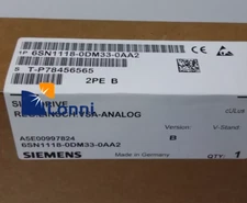 6SN1118-0DM33-0AA2 6SN1 118-0DM33-0AA2 New Siemens Rack-mounted Control Module