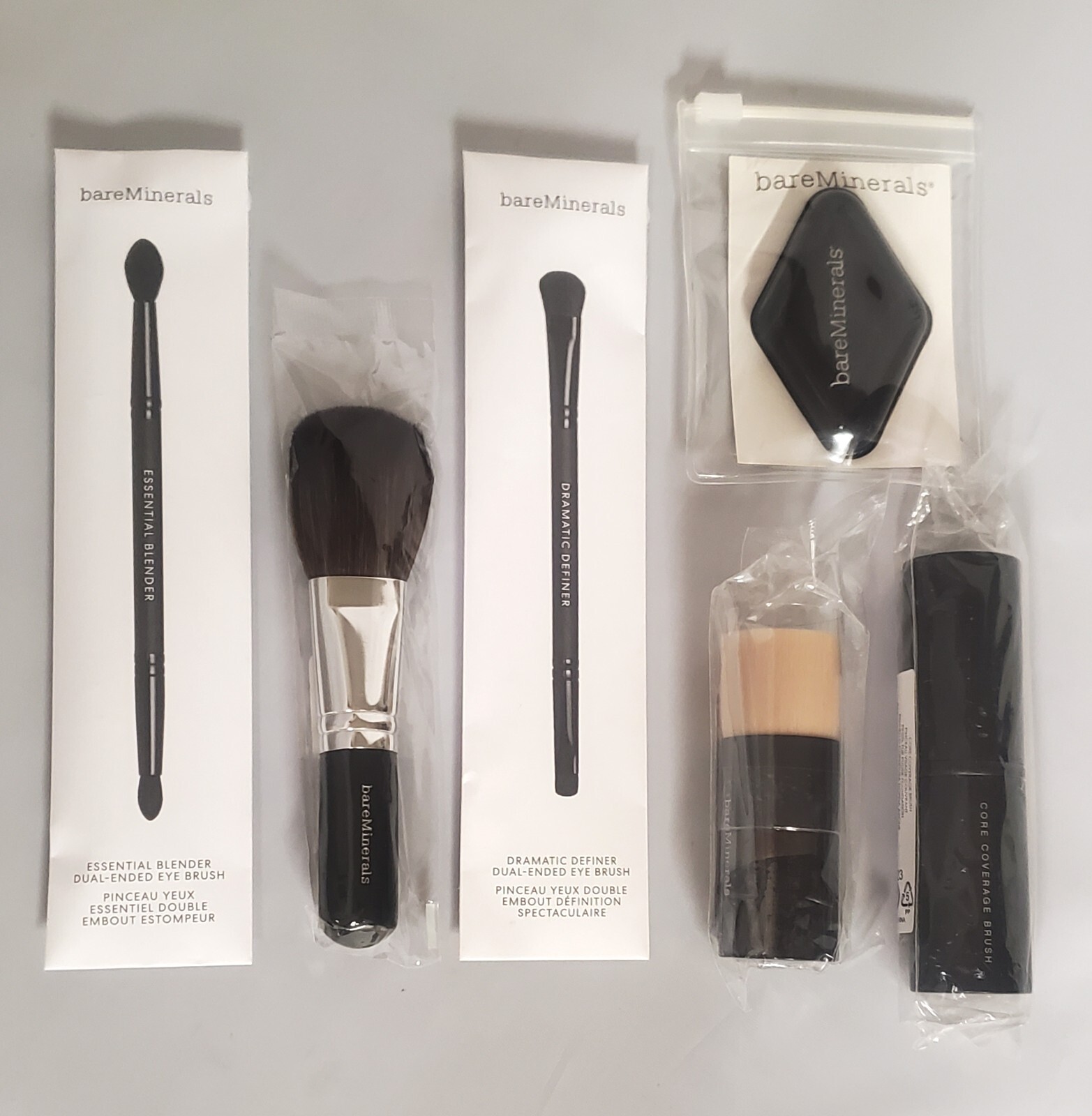 bareMinerals Brushes: Blender, lip, Foundation, Finish, Shade, Shadow NEW-Choice
