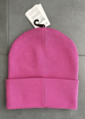 Lululemon Warm Revelation Beanie Wordmark Logo Pow Pink Tone 