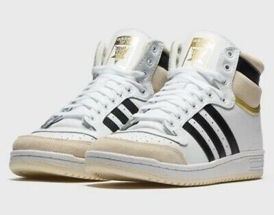 ADIDAS TOP TEN HI S24134 men's basketball shoes White/Black ADIDAS TOP TEN HI S24134 men's basketball shoes White/Black