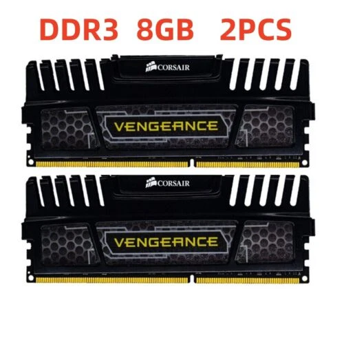 Corsair Vengeance DDR3 4GB 8GB 16GB 1866 1600 1333 Desktop Memory 240Pin DIMM - Image 2 of 4