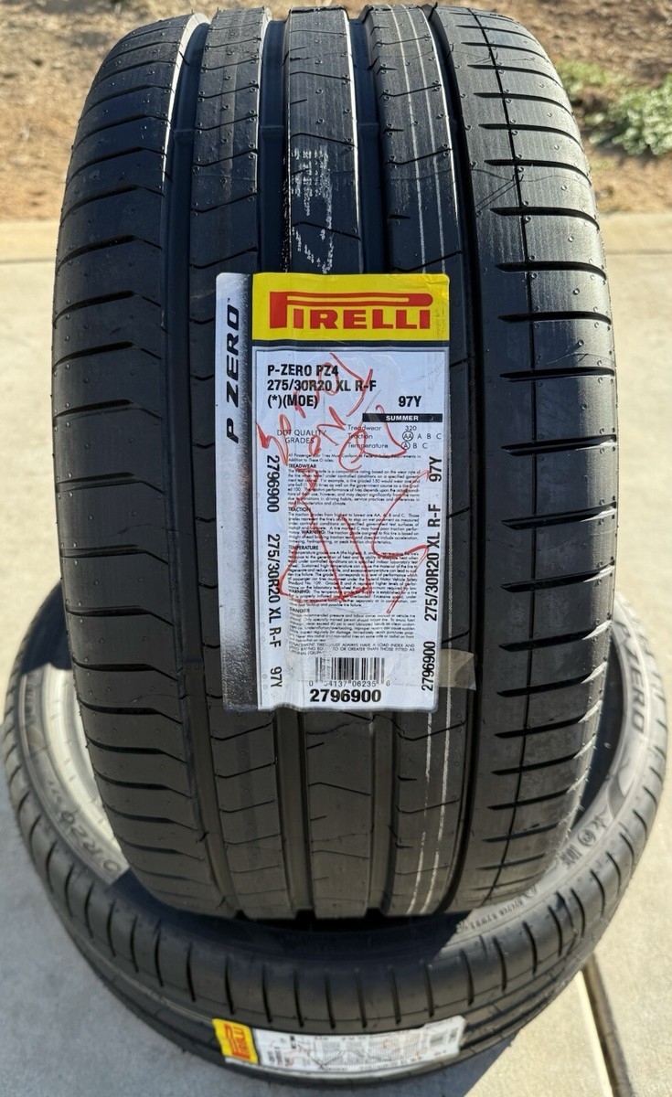 ピレリ P ZERO　275/30ZR20　2本 6～7分溝 TWO BRAND NEW 275/30ZR20 (97Y) Pirelli P Zero Tires Like Michelin