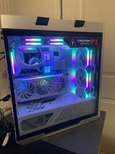 All White Rog Strix Custom Gaming PC
