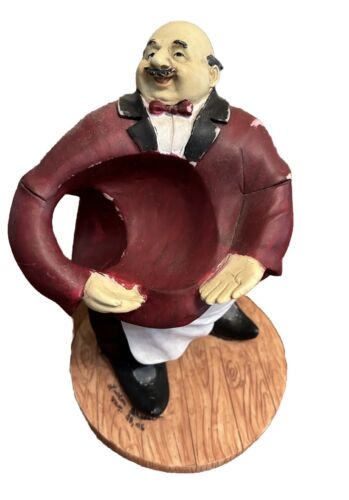 Weinverwalter (Sommelier) Figur mit einer Flasche Ihres Lieblingsweins - Bild 2 von 7