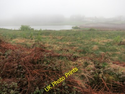 Foto 6x4 Wolkensee Cuan Dor kaum sichtbar durch Wolke und Regen c2015