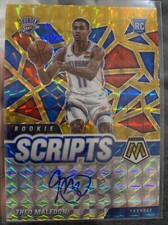2020-21 Panini Mosaic Rookie Scripts Autograph Auto RC Theo Maledon Gold Prizm🔥