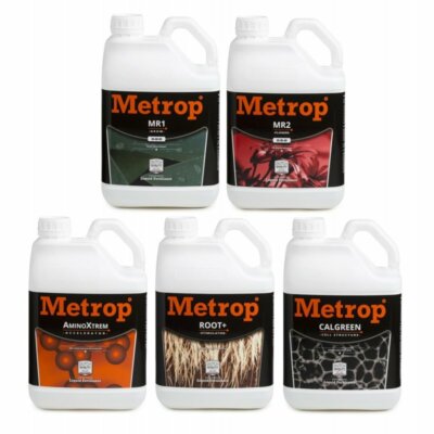 Metrop MR1 MR2 Calgreen Root+ Amino Xtreme 5L Dünger Grow Wachstum Blüte Booster