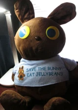 Dudley's Paper Magic group vintage plush chocolate bunny rabbit (RARE)