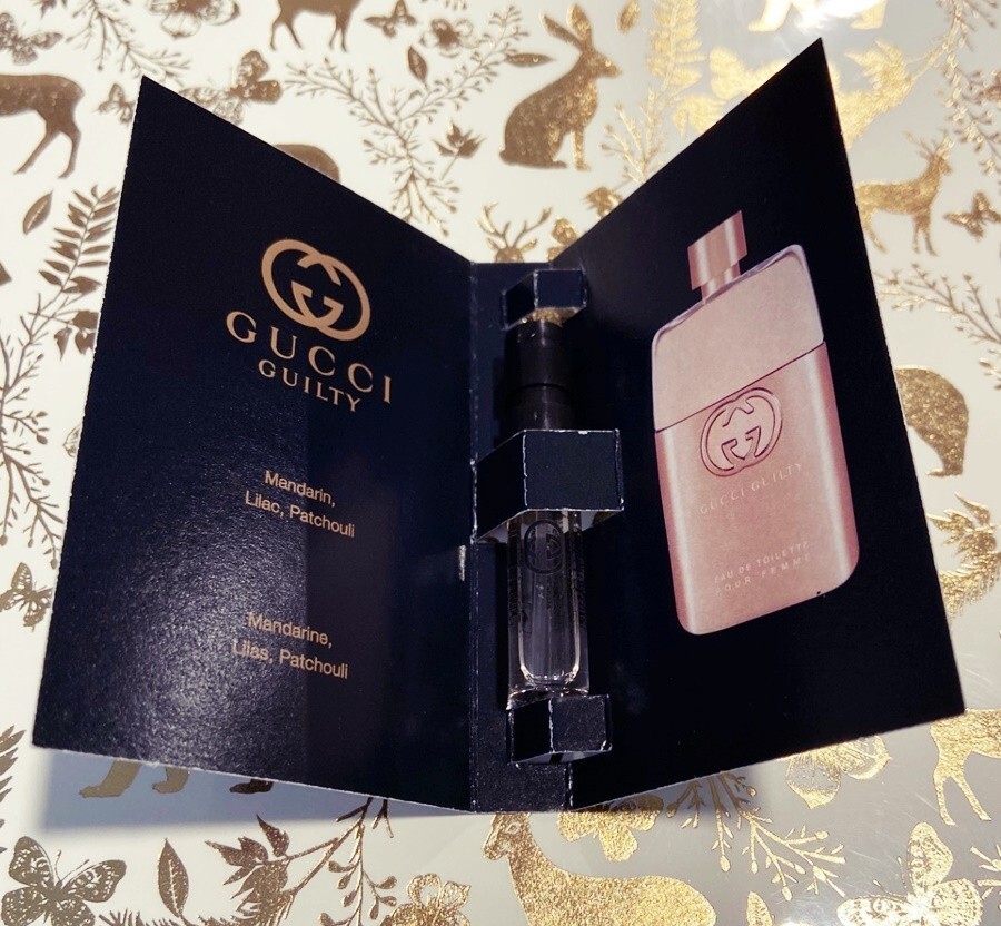 Gucci Guilty Eau De Toilette Pour Femme .05 Oz. Spray Sample X3