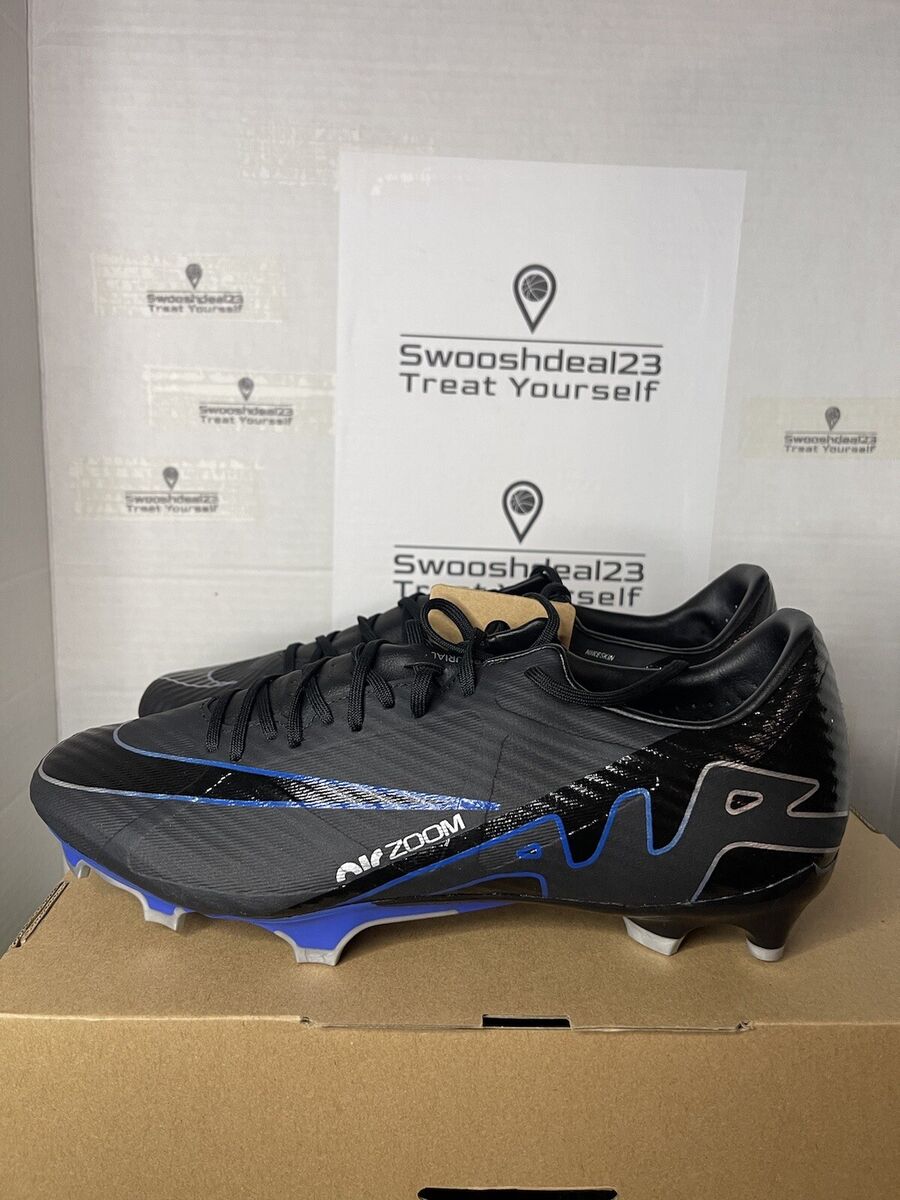 Men's 9.5 NIKE Air ZOOM MERCURIAL VAPOR 15 ACADEMY FG BLACK Men's 9.5 NIKE Air ZOOM MERCURIAL VAPOR 15 ACADEMY FG BLACK