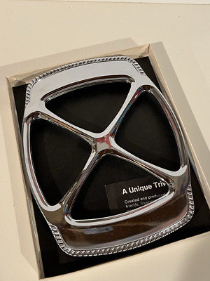 Vintage National Lead Industries Doehler Jarvis Chrome Trivet