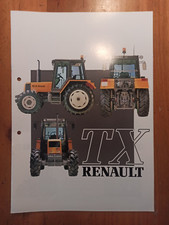 Prospekt Renault Serie TX Broschüre  Traktor Schlepper D