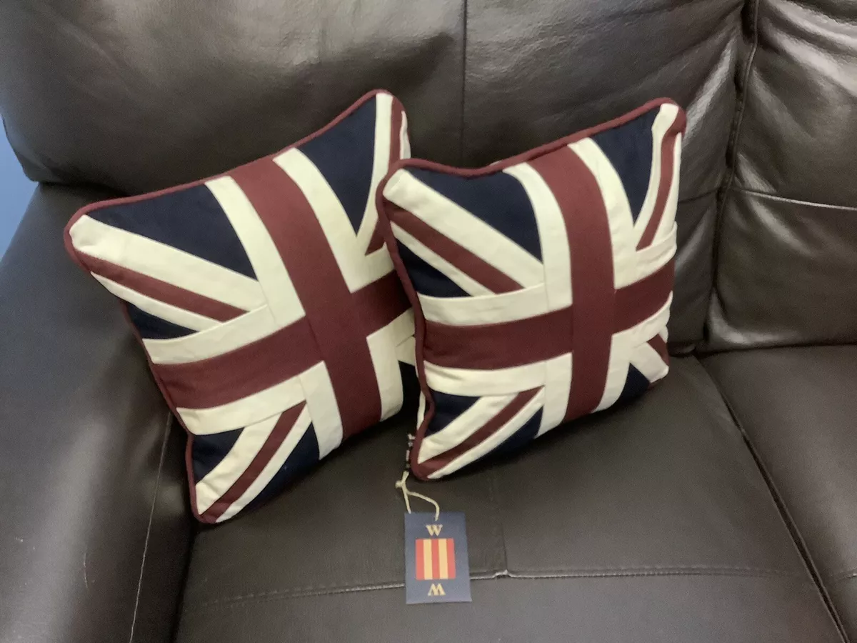 Union jack outlet tapestry cushion
