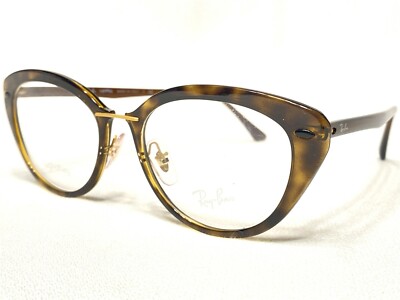 NEW Ray Ban Lightray RB7088 2012 Womens Tortoise Cats Eye Eyeglasses Frames 52mm