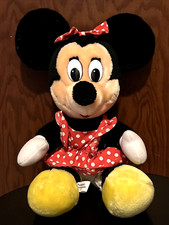 Vintage 1980s Minnie Mouse 12" Plush Disneyland Disney World Stuffed Animal