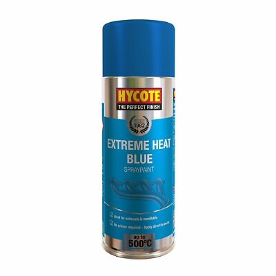 Hycote Hochtemperatur Blau Sprühfarbe Benzin Öl extrem hitzebeständig 400ml
