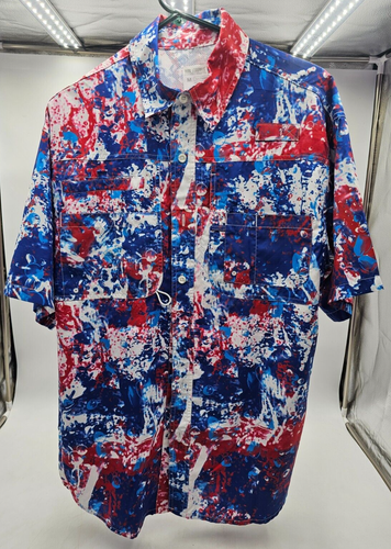 Chemise De Pêche Reel Legends Performance - Manches Courtes - Homme Taille M - Camo