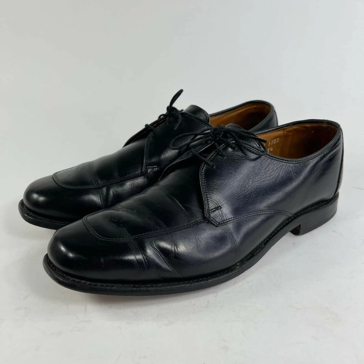 Allen Edmonds Burton Men s Black Leather Oxford US 10.5 D Dress Casual Shoes