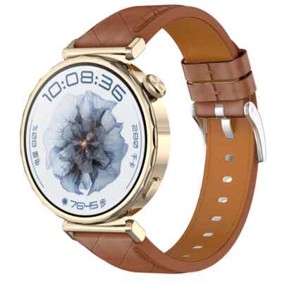 18mm Leather Strap Band for Huawei Watch GT5 GT4 41mm / GT5 Pro 42mm GT 5 4 41mm