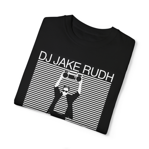 DJ Jake Rudh, ORIGINALE Limited Transmission NERO TSHIRT maglietta uomo e donna - Foto 5 di 5