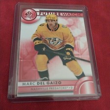 2023-24 SP Authentic - Future Watch Red Limited #166 Marc Del Gaizo (RC)
