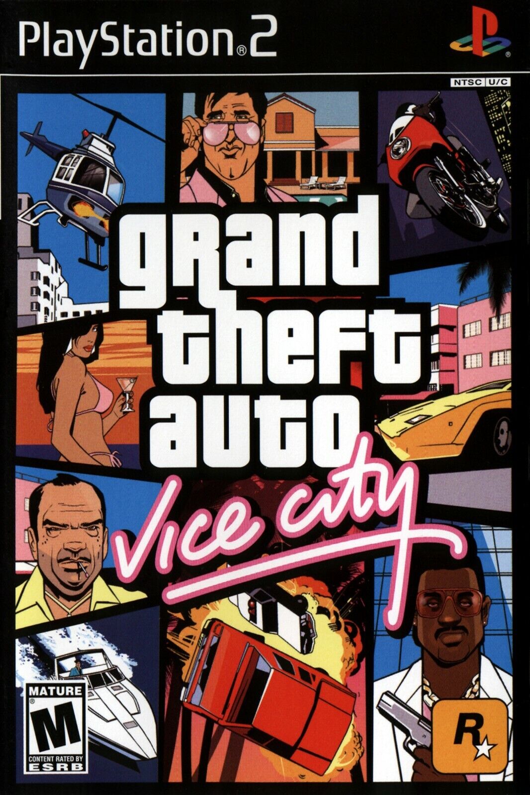 GTA Vice City Mapa/Pôster para PS2 - Escorrega o Preço