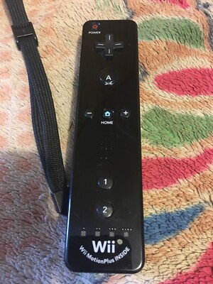 Nintendo RVL-036 Wii Controller Wii Motion Plus with Nunchuk - Black