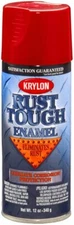 Krylon K09230007 'Rust Tough' Cherry Red Rust Preventive Enamel - 12 oz. Aerosol