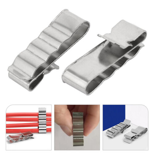 30 pièces clips de câble de remorque en acier inoxydable cadre de faisceau de câblage clip de terminal - Photo 1 sur 10
