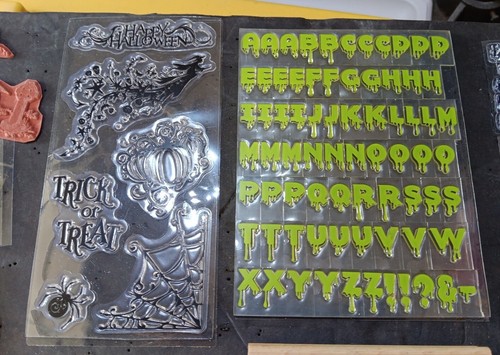 Halloween Thema Gummistempel Lot #1 Die meisten sind neu - Bild 3 von 16