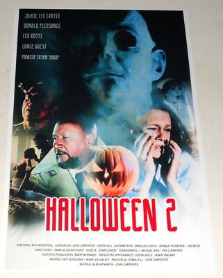 Halloween 2 Poster 1981 Jamie Lee Curtis John Carpenter Michael Myers 19''x13''