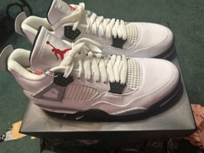 Size 11.5 US -  2016 version of Jordan 4 Retro OG Mid White Cement