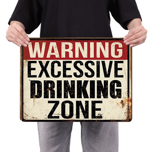 Metal Warning Tin Sign Rectangular Iron Painting Wall Home Bar Decor40x30cm - Picture 7 of 11