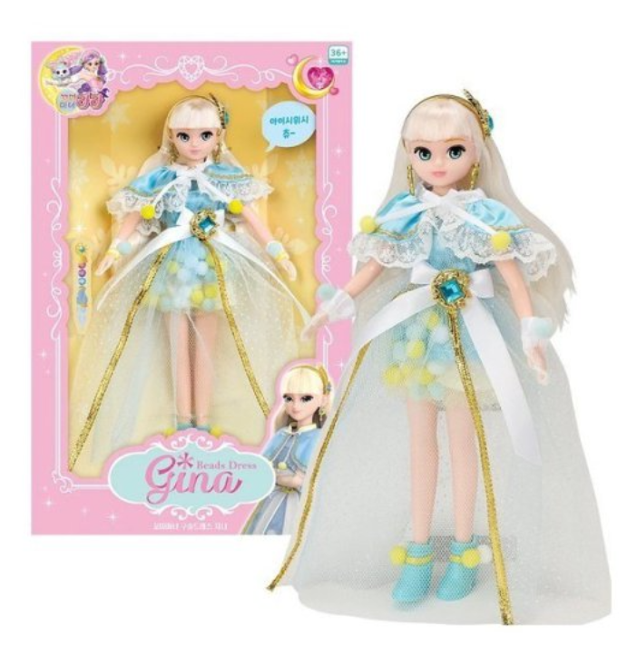あーちゃん　カイリキー　グレート ミラ　L3 アンリミ Komi Witch Lara : Beads Dress GINA Korean Barbie Doll Action
