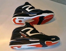 Reebok Pump Omni Zone II Black/White/Orange UK 11 – Working Pump – 2000s Retro