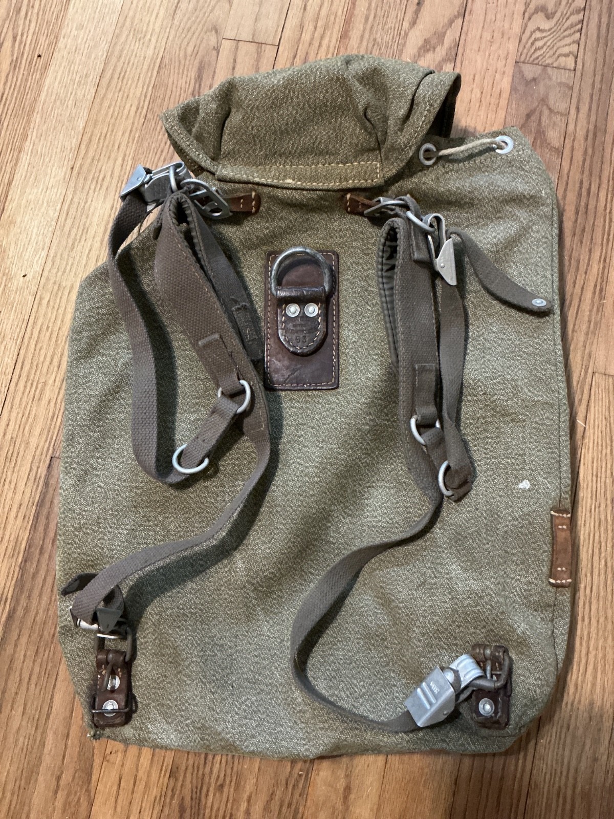 Military rucksack backpack, drawstring / pockets … - image 3
